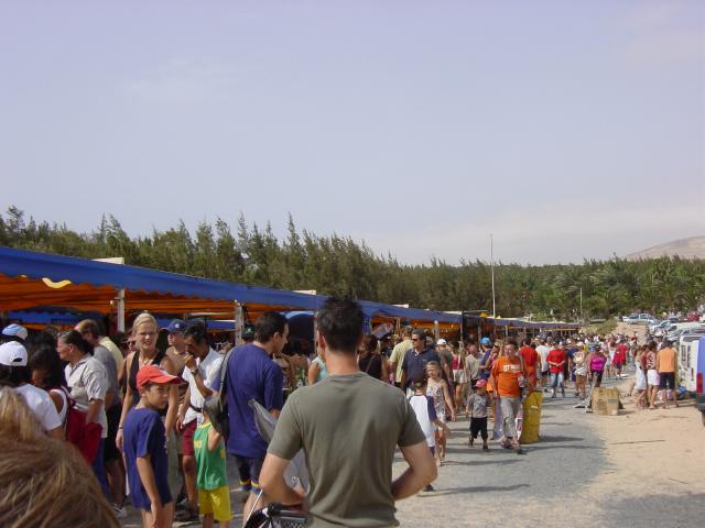 Afrikanischer Markt an der Costa Calma